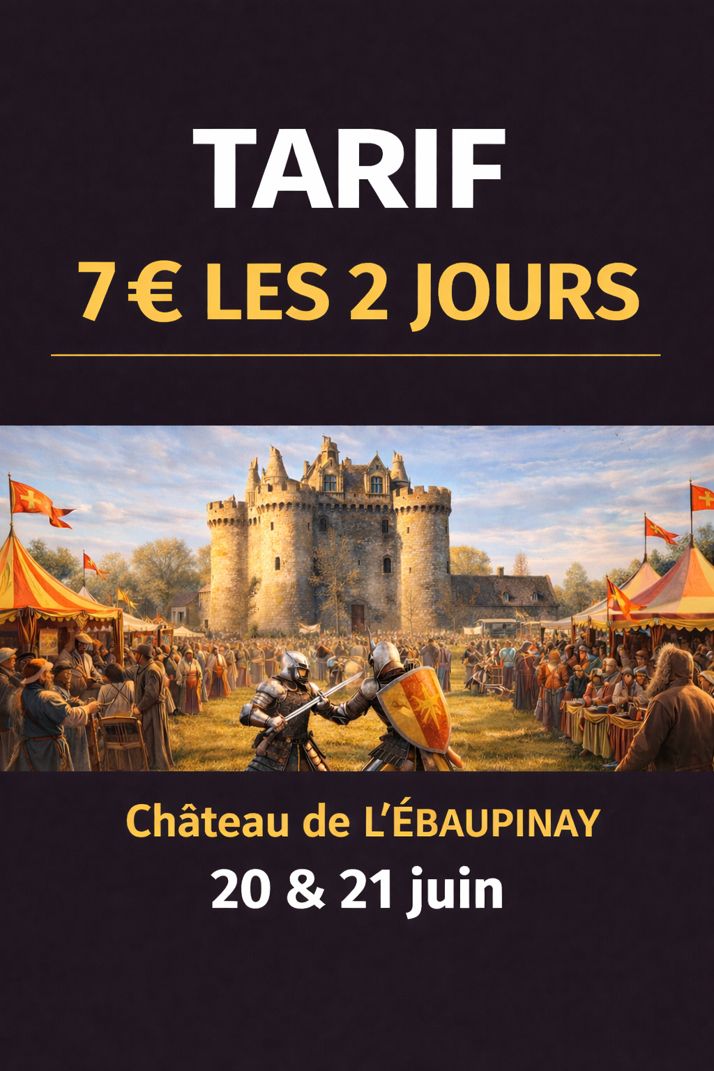 Pass Week-end Fête Médiévale